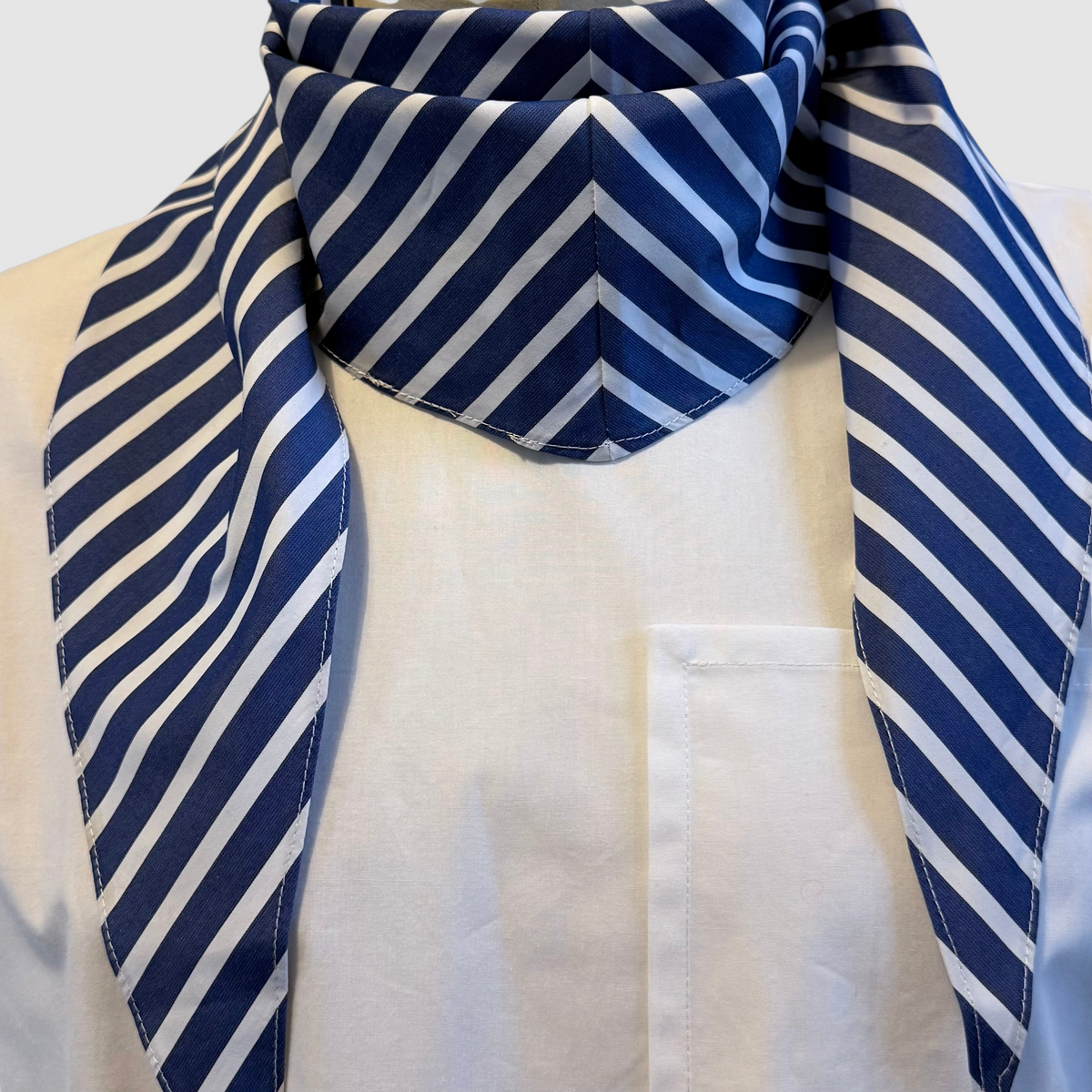 Arrombo Scarf — Blue Stripe - PINTO HERVIA