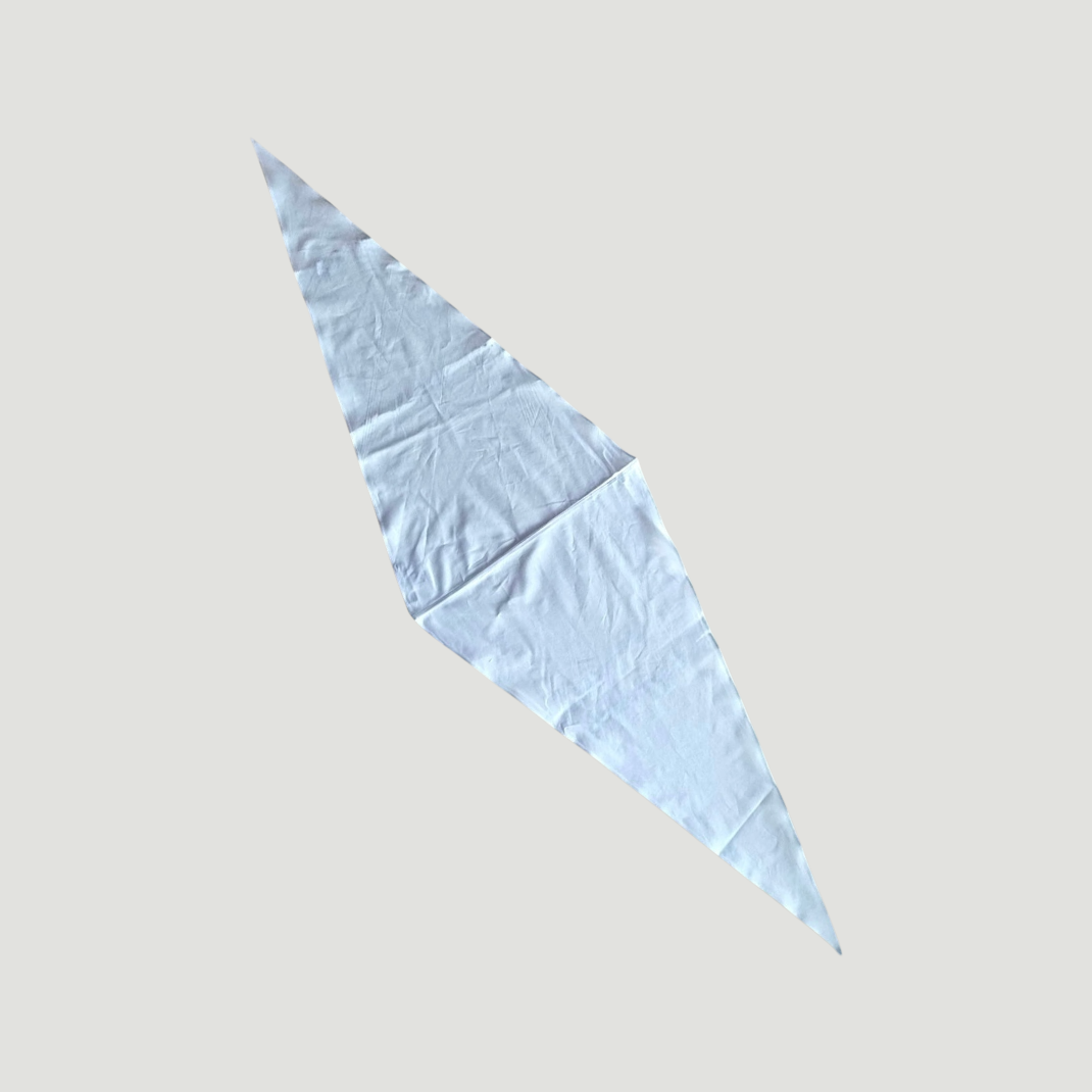 Arrombo Scarf - White Poplin
