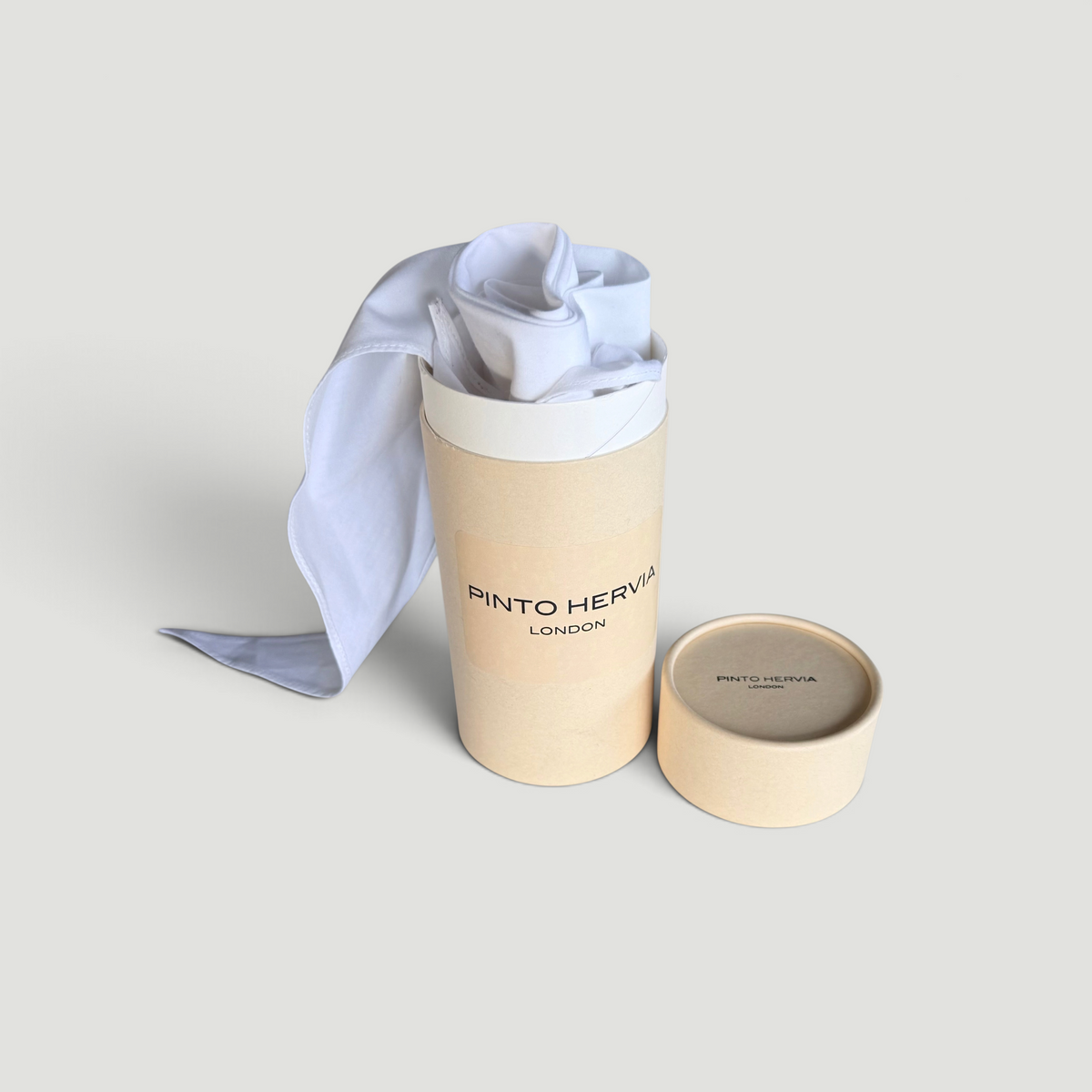 Arrombo Scarf - White Poplin