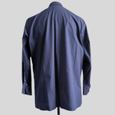 Blue Aries Slouch Pocket shirt — back view
