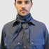 Arrombo Scarf - Navy - PINTO HERVIA