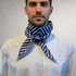 Arrombo Scarf — Blue Stripe - PINTO HERVIA
