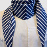 Arrombo Scarf — Blue Stripe - PINTO HERVIA