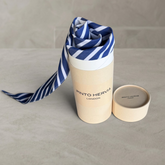 Arrombo Scarf — Blue Stripe - PINTO HERVIA