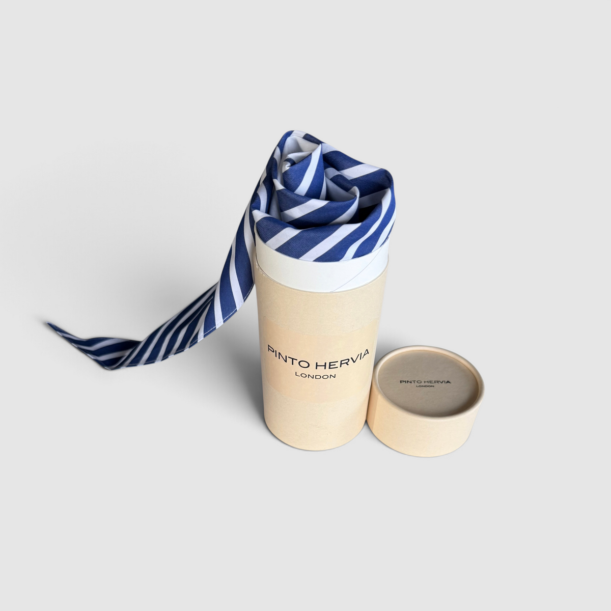 Arrombo Scarf — Blue Stripe - PINTO HERVIA