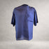 Indigo Aries 4 short sleeve shirt in Habotai Silk, front view, made in England