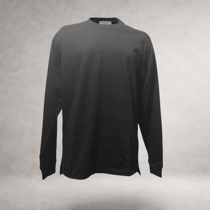 Black Atlas long sleeve jersey top with extended back hem made in England
